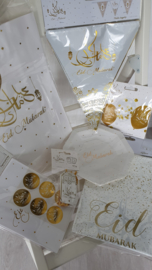 Eid bunting white/gold (6m)