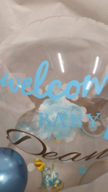 Baby ballon met tekst MEDIUM