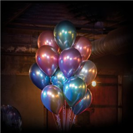 Ballonnen chrome goud (10st)