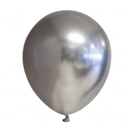 Chrome balloons silver (10pcs)