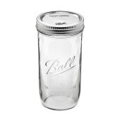 Mason jar 24oz wide mouth