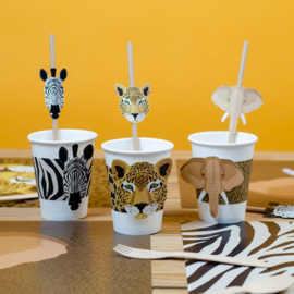 Paper cups safari/jungle (6pcs)