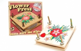 Retro flower press