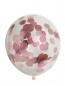 Confetti ballon xl rose gold foil (6st)