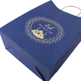 Gift bag Eid blue deluxe (ea)