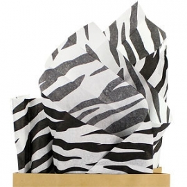 Tissue paper zebra