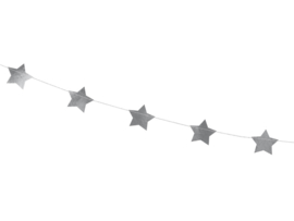 Star garland silver