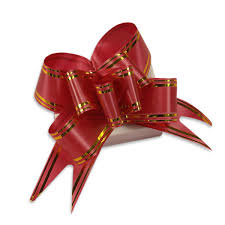 XL pull bow red gold (5pcs)