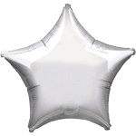 Foil balloon star silver