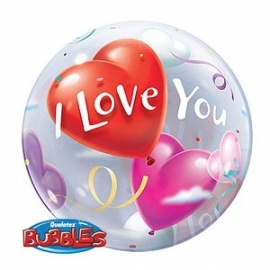 Bubble balloon I love you