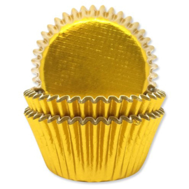 Cupcake cases gold foil (45pcs)