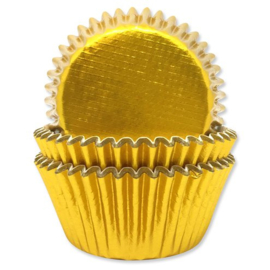 Cupcake cases goud folie (30st)