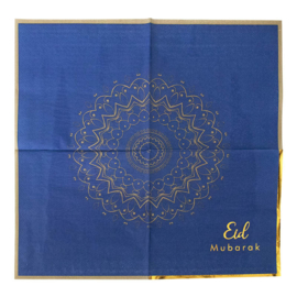 Paper napkins Eid deluxe blue