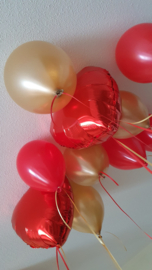 Folie ballon hart rood 18"