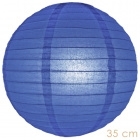 Lampion donker blauw 35 cm