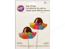 Cake pop wraps (8pcs)