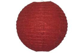 Lampion  rood glitter 25 cm