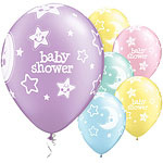Baloons baby shower pastels (6pcs)