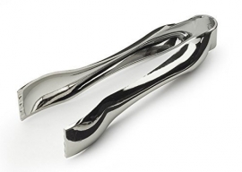 Mini silver tongs (set of 3)