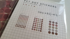 Planner stickers stip mocca (120st)