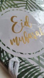 Eid vlaggenlijn tropical groen