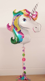 XL Folie ballon Unicorn pastel