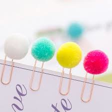 Pompom clips (6st)