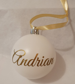 Christmas ornament with name