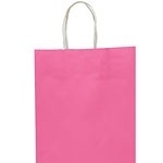 Papieren tasje roze medium (pst)