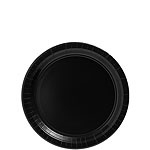 Paper plates black (20pcs)
