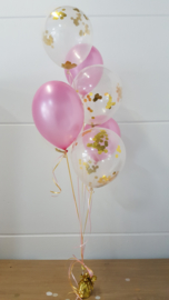 Helium filled confetti balloons (ea)