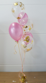 Confetti ballonnen gevuld met helium (pst)