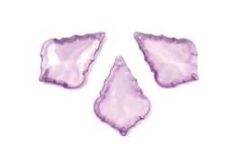 plastic pendants pink (3pcs)