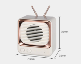 Mini bluetooth speaker retro TV