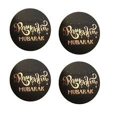 Stickers Ramadan blck gold foil (12pcs)