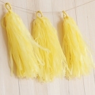 DIY Tassels yellow (5pcs)