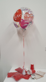 Valentine bubble ballon
