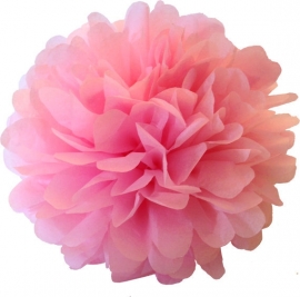 Pompom licht roze 25 cm