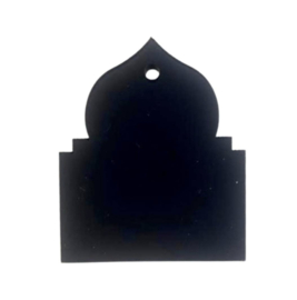 Acrylic minaret tag black