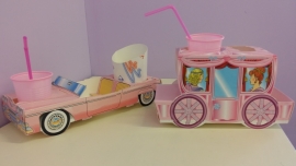 Pink Cadillac food tray