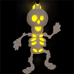 Halloween ketting skelet