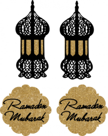 Ramadan medallions (4pcs)