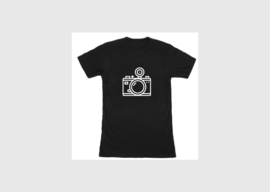 T shirt retro foto camera