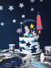 Cake toppers space (7st)