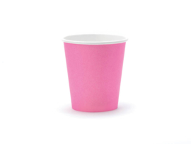 Paper cups hot pink (10pcs)