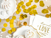 XL confetti gold foil