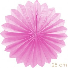 Paper fans hot pink (25cm)