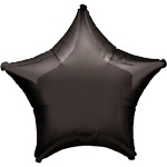 Foil balloon star black
