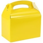 Favor box yellow