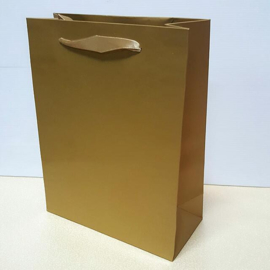 Paper gift bag gold